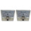 2Pièces Ampèremètre Analogique ABS Pour Voltmetre 2