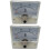2Pièces Ampèremètre Analogique ABS Pour Voltmetre 5