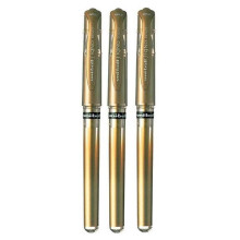 Uni Ball Gold Signo Pen Broad Metallic Gel Ink Rollerball Metal 1mm Tip Nib 0.65mm Li