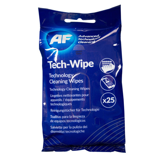 AF Tech Wipes – for Cleaning Screen, Tablet, ipad, Phone, VR, Switch, Laptop, PC Keyb