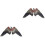 2Pièces Accessoires Ailes D'aigle Non Coloré Durable 3
