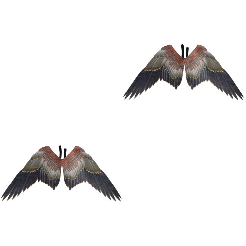 2Pièces Accessoires Ailes D'aigle Non Coloré Durable 2