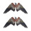 2Pièces Accessoires Ailes D'aigle Non Coloré Durable 5