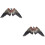 2Pièces Accessoires Ailes D'aigle Non Coloré Durable 6