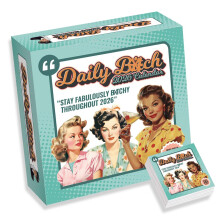2026 Daily B*tch Desk Calendar – Funny Sarcastic Quote Peel-Off Gift for Women – Idea