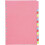 Q-Connect 20-Part Subject Divider Multi-punched A4 1