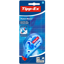 Tipp-Ex Pocket Mouse Correction Tapes – Pack of 2- Easy To Use - Extra Tear-Resistant