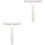 2Pcs White Plastic Shower Squeegee Window Glass Cleaner for Home 5