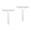 2Pcs White Plastic Shower Squeegee Window Glass Cleaner for Home 6