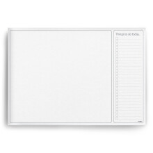 A3 Desk Pad with to Do List - 50 Sheets - 100gsm Premium Paper, glued and Mounted on