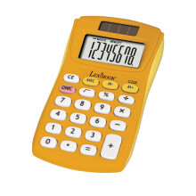 Lexibook, FRUITIES Pocket Calculator, 8 digits, 4 operations, Basic and advanced fun
