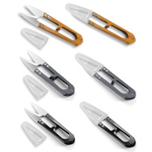 HAN-LBG Small Sewing Scissors 6 Pack, Bonsai Pruning Scissors 4.1in Small Cross Stitch Thread Snips for DIY Embroidery Knitting Bud Leaves Flowers De