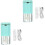 2Ensembles Laveurs De Lentilles ABS Vert Clair, Technologie Avancée 4