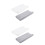 4Pièces Protège-Table À Bébé Lavable Polyester Couleur Mixte 6