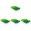 Buisson Simulé En Plastique Pour Décor De Paysage Vert 4