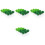 Buisson Simulé En Plastique Pour Décor De Paysage Vert 5