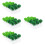 Buisson Simulé En Plastique Pour Décor De Paysage Vert 9