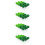 Buisson Simulé En Plastique Pour Décor De Paysage Vert 10