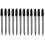 Paper Mate Inkjoy 100 Ballpoint Stick Pen Medium Point Black 12 Pack 1