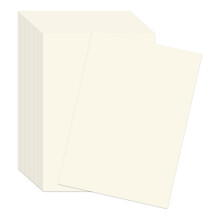 50 Sheets A4 Cream Ivory Card 250gsm, Ivory Cream A4 Coloured Craft Card