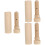 3Pièces Bâton D'inhalation Bois Beige Simple 6