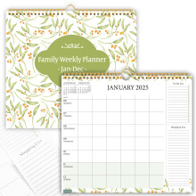 2025 Calendar-Large Family Calendar 2025 .Full Year Weekly Family Wall Planner From J
