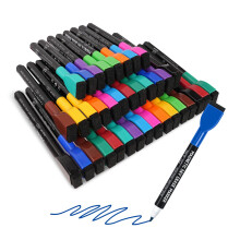 maxtek 36 Pack Magnetic Whiteboard Pens with Eraser, 12 Colours Fine Tip White Board