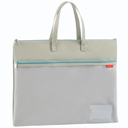 A3 Document Bag Mesh Zip Wallets File Folder Zipper Bags Waterproof Plastic Wallets f