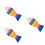 3Pièces Griffoir Chat Chic Multi Couleur Pour Chat 7
