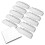 100 Suspension File Tabs And Inserts - Clear Plastic Filing Cabinet Tab Hanging File 1