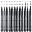 AKARUED Black Fineliner Pens, 12 Pack Fineliners Technical Drawing Micro Liner Sketch 1