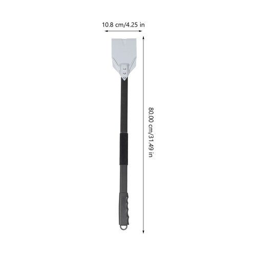 Grattoir Cendres Acier Manche Long Portable 1