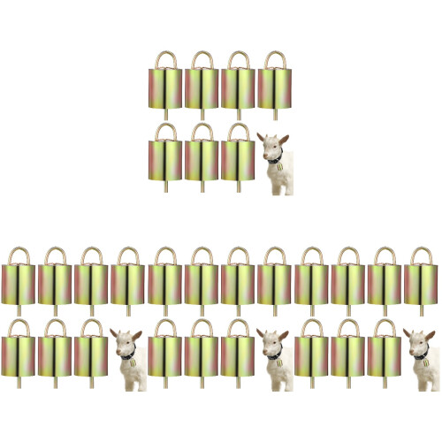 32Pièces Cloches De Fer Pour Animaux Copper Bells 1