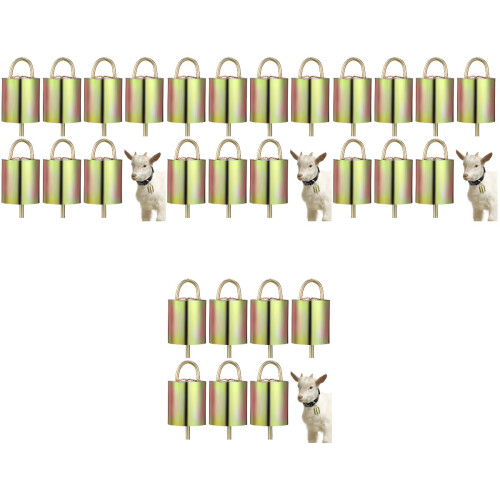 32Pièces Cloches De Fer Pour Animaux Copper Bells 2