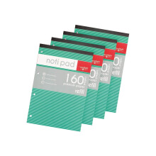 Eastlight Notipad A4 Topbound Refill Pad 160 Pages 80gsm - (Pack of 4)