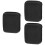3Pièces Boîte De Rangement Étanche Noir Pour Accessoires Électroniques 6