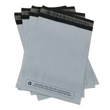 Large 25x Grey Mailing Bags 17” x 22” Polythene Self Seal Big Plastic Envelopes 100% Recyclable
