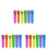 36Pièces Stylos Rétractables Enfants Mini Plastique Couleurs Multiples 2