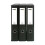 Box File Lock Spring with Ring Pull and Catch, 75mm Spine, Foolscap Black Pack of 3 1