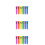 36Pièces Stylos Rétractables Enfants Mini Plastique Couleurs Multiples 8