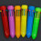 36Pièces Stylos Rétractables Enfants Mini Plastique Couleurs Multiples 11