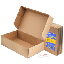 Packaging Hero 12" x 8" x 3" Corrugated Cardboard Mailing Boxes, shipping boxes, gift