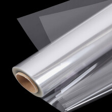 woric 45m x 80cm Cellophane Wrap, Cellophane Roll Clear Wrapping Paper 25μm for Birthday Gifts Hamper Basket Flower Bouquet Craft, Width Folded in Ha
