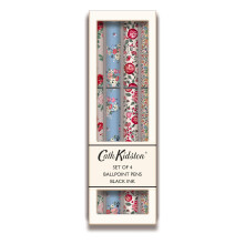 The Great British Card Company Cath Kidston Set of 4 Ballpoint Pens - Black Ink
