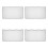 4Pièces Écran Projecteur Extérieur Polyester Pliable Multi Usage 8