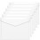 Clear Plastic Wallets A4 Plastic Folders Document Files Wallet Popper Wallets with Pocket Button 36 Pack 1
