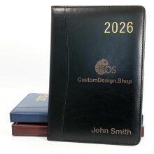Personalised Premium Executive Diary Organiser 2026 | Design A Truly Unique Gift | La