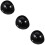 3Pièces Insert Casque Plastique Noir Confort Optimal 4