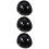 3Pièces Insert Casque Plastique Noir Confort Optimal 5