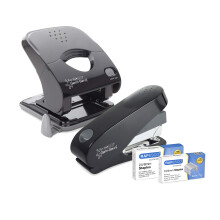 Rapesco 1623 Germ-Savvy Antibacterial, ECO Luna Less Effort Stapler & ECO X5-40ps Les